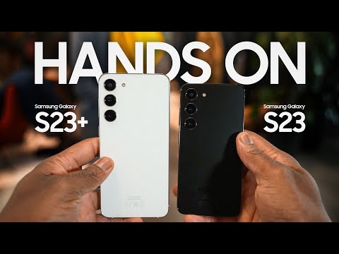 Samsung Galaxy S23+ and S23 Hands On - The new MINIMALIST Kings?!