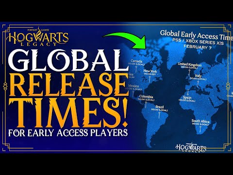 Hogwarts Legacy Global Release Times For Early Access Players (Deluxe Edition Owners) PC PS5 Xbox SX