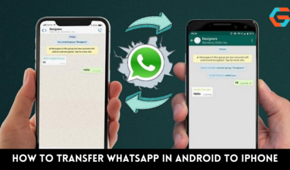 How to Transfer Whatsapp in Android to iPhone