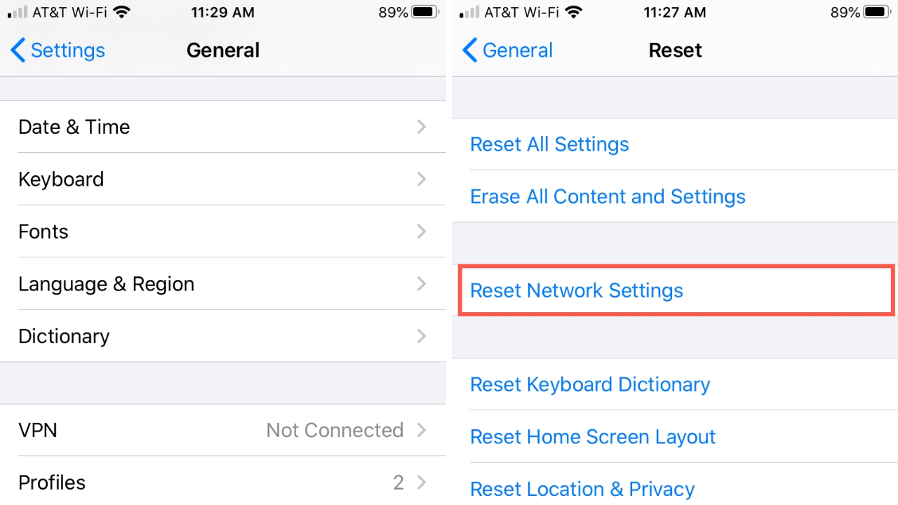 How to Reset Network Settings In iPhone