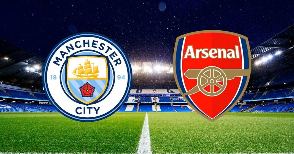 Where can I watch the match between Man City and Arsenal on television?