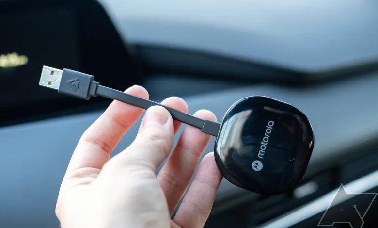 This Motorola MA1 Android Auto wireless offer falls to $70 for the first time.