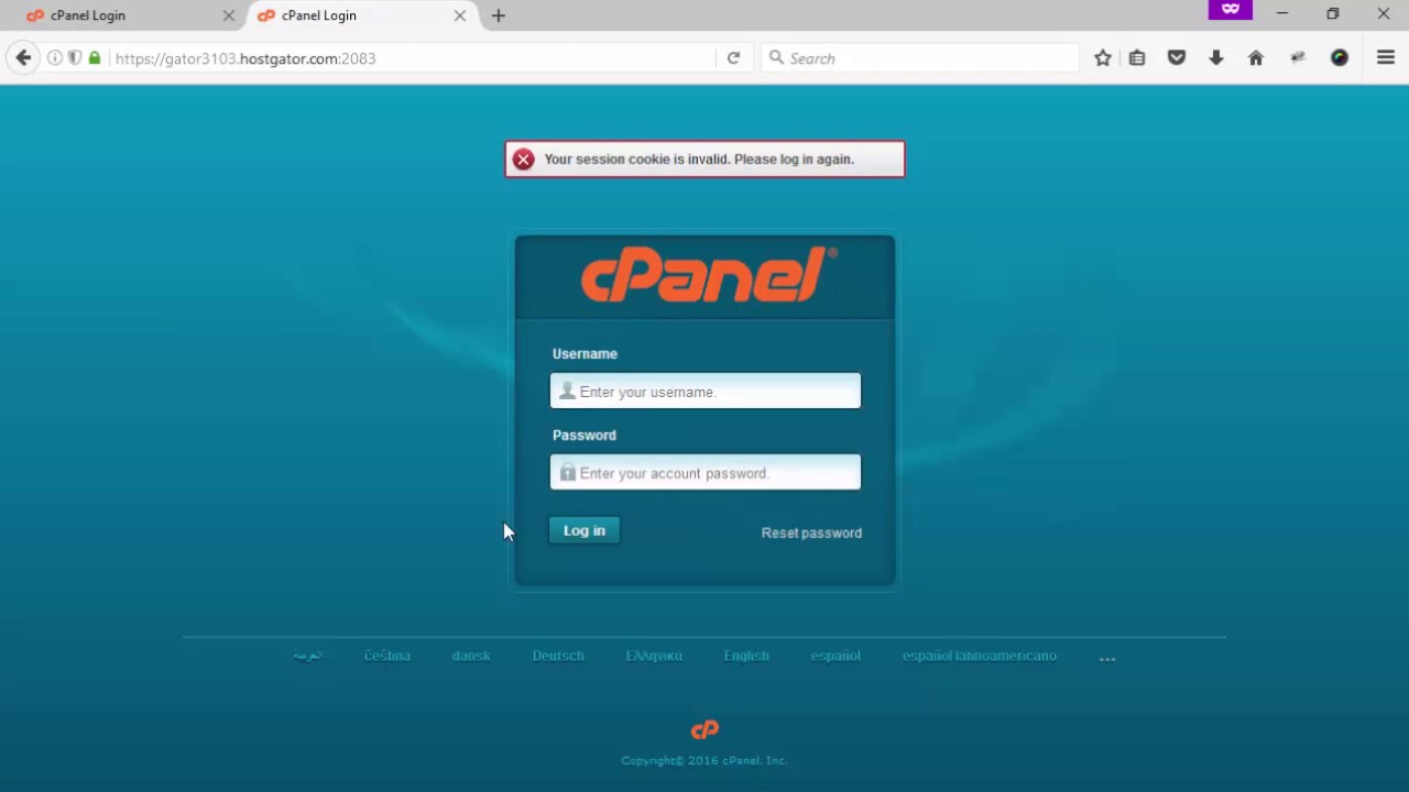 How to Go Cpanel of Website