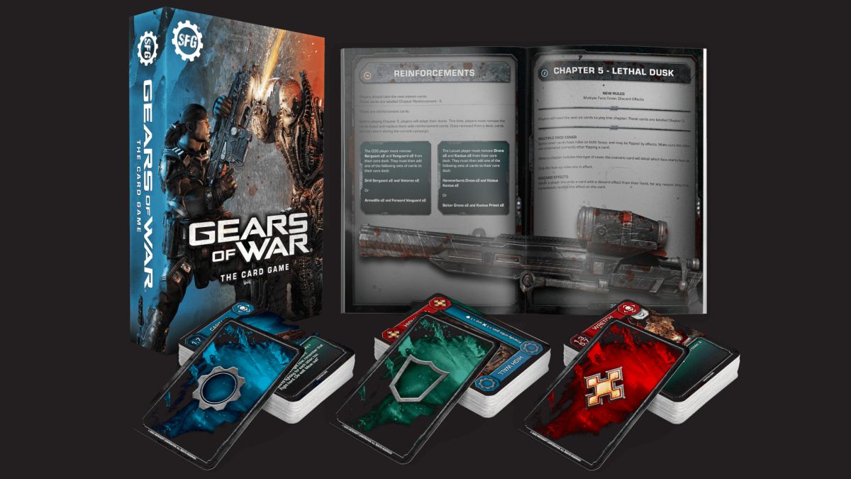 When is the release date of Gears of War: The Card Game?