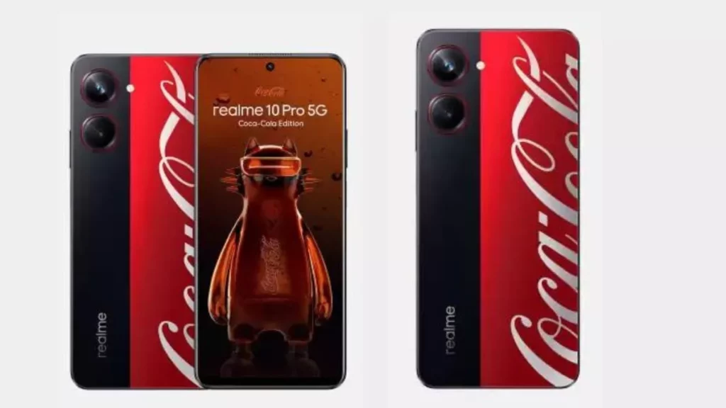Get the details on the Realme 10 Pro Coca-Cola Edition's retail cost and release date in India.