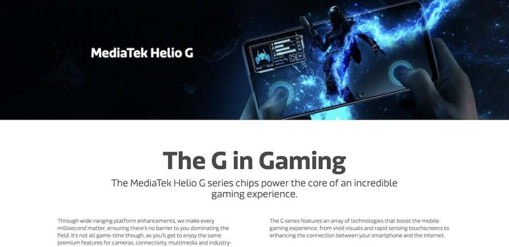 There is a MediaTek Helio G36 chip inside.