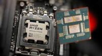 The AMD Ryzen 9 7950X3D Processor Has Been Overclocked to 5.9 GHz and delidded.