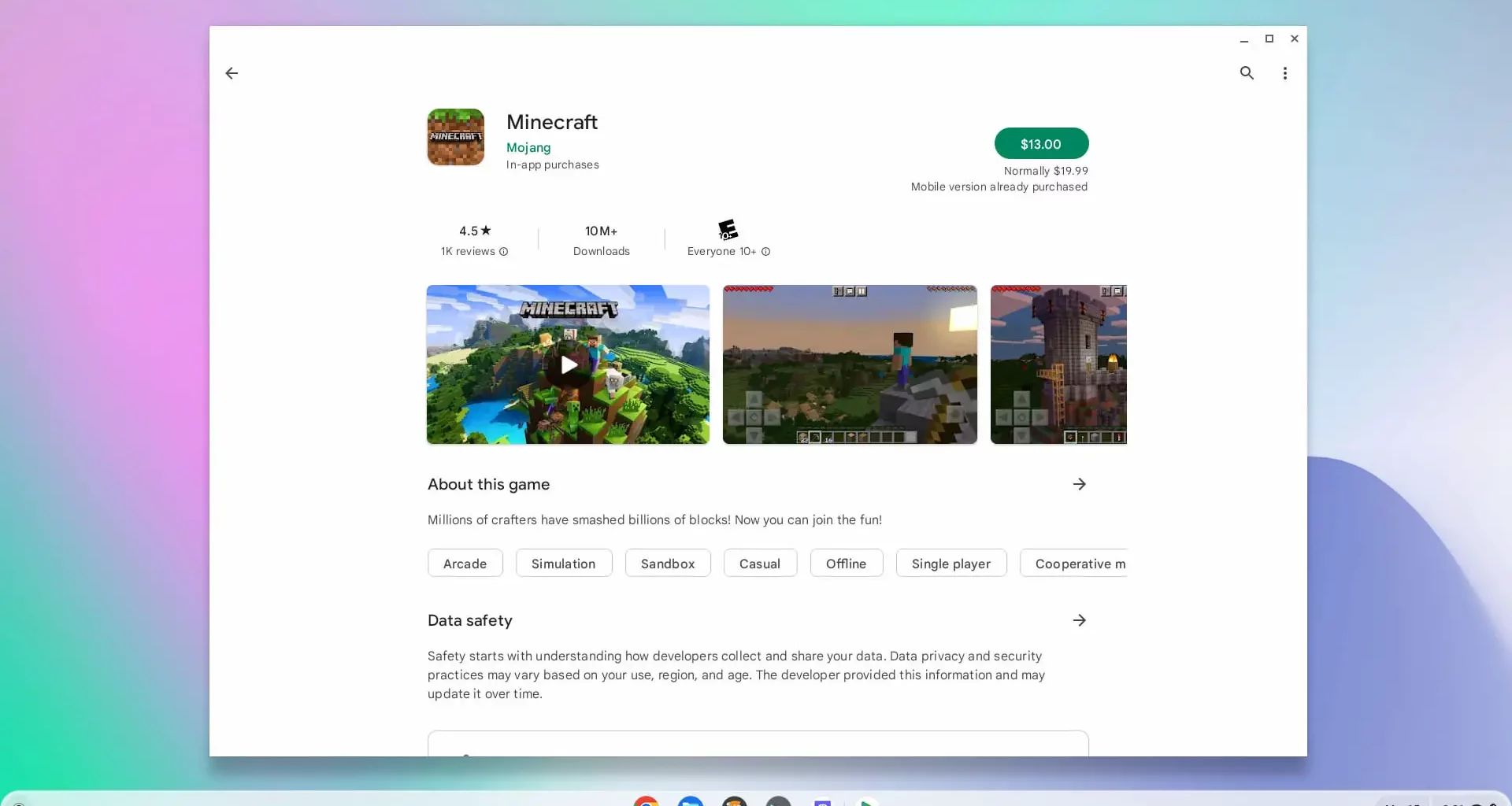 Microsoft Makes Minecraft Available on Chromebooks. Who Wants to Use the Metaverse?