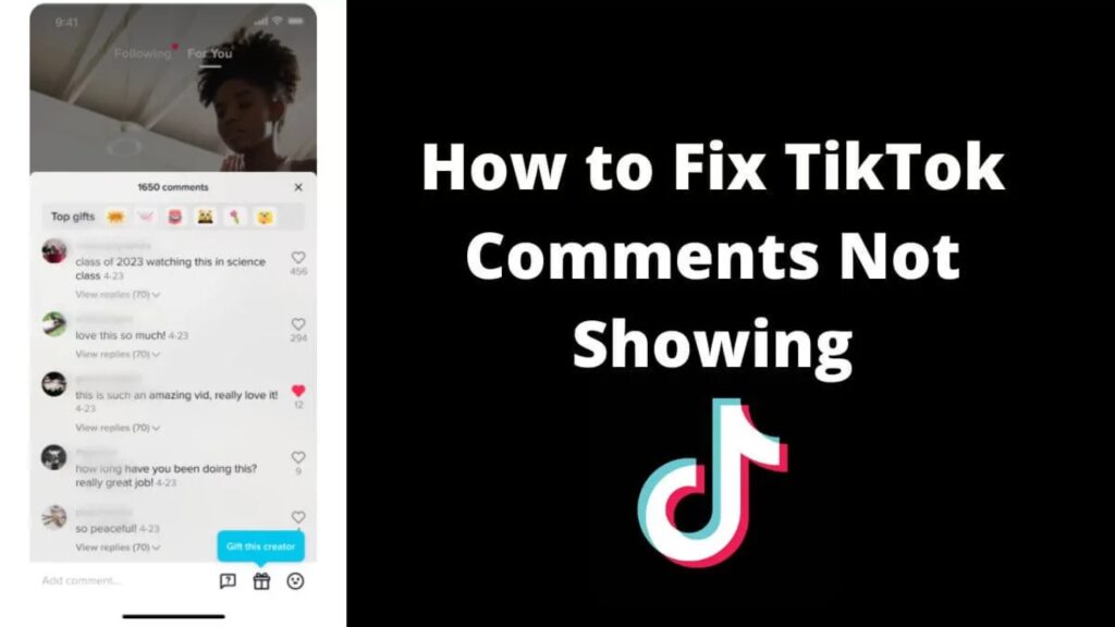 TikTok Comments Not Showing? Here’s Fix