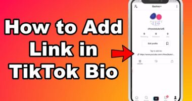 How to Add a Link to Tiktok Bio?