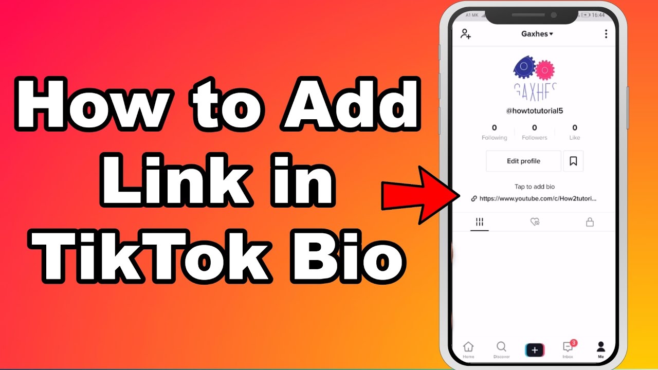 How to Add a Link to Tiktok Bio?