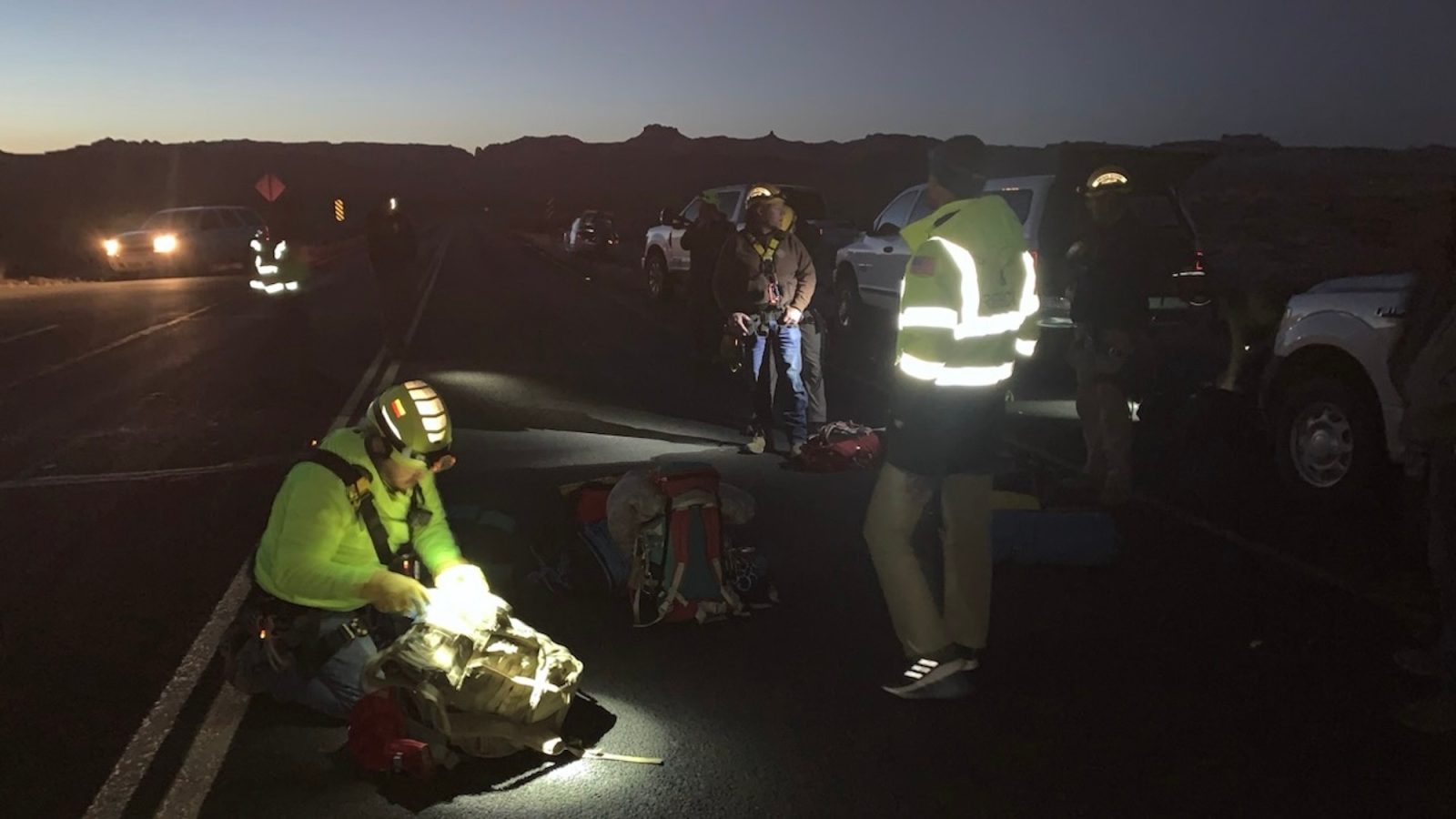 Students in Trouble in Utah Canyon Are Saved by A Satellite Call for Help in A Crisis.