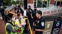 GWU Pro-Palestine Encampment Cleared by Police