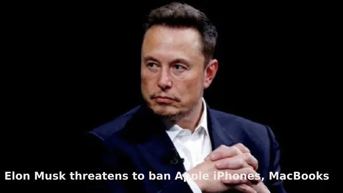 Elon Musk Threatens to Ban iPhones and MacBooks at His Companies