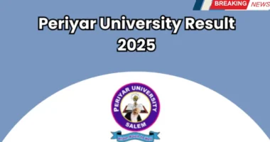 Periyar University Results 2025