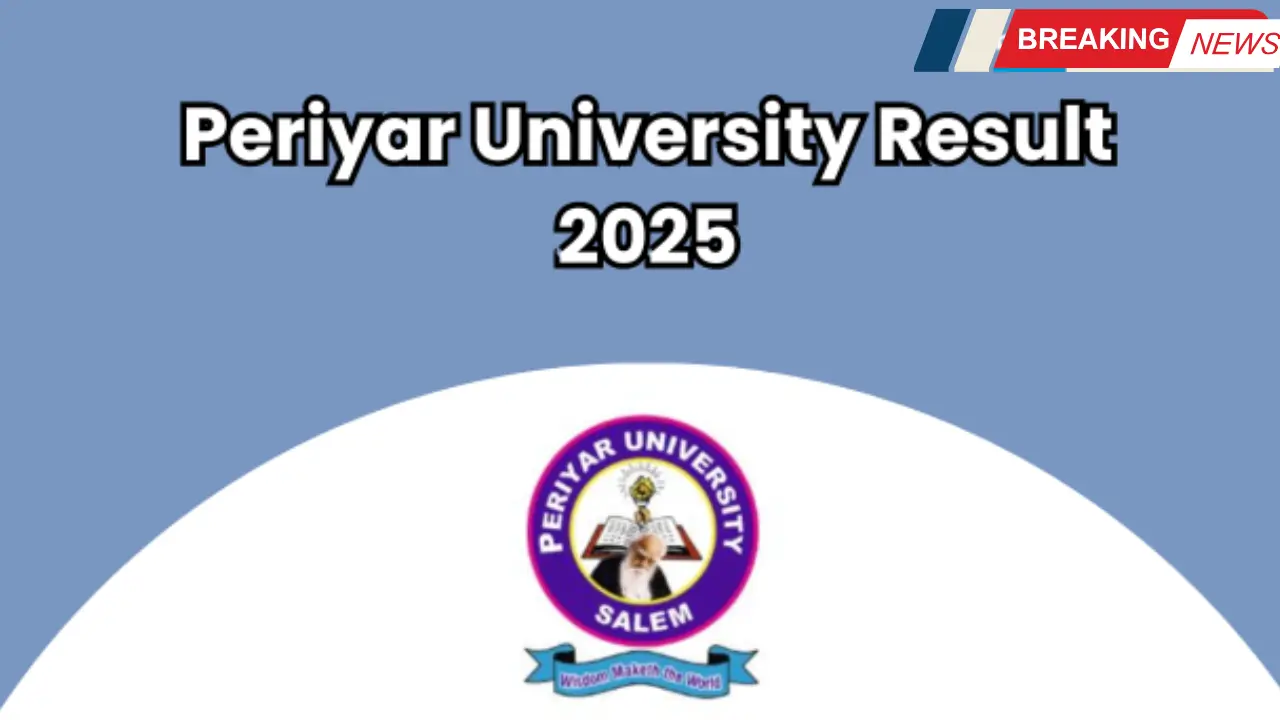 Periyar University Results 2025